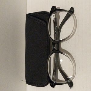 Black & Clear Oversized Magnifying Reading Glasses +2.75 🆕